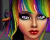 *Hair Rainbow Ponytail