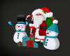 Santa and Snowman