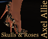 AA Skulls & Roses Pumps