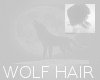 White Grey Wolf Hair F