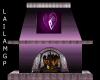 Fireplace, purple heart
