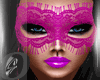 S| lace mask pink