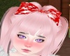 {Z} Xmas+goth bow Red