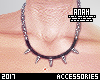 spiked necklace