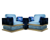 Blue Sitting Chairs