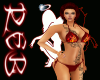 Red Flamez Bikini