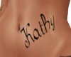 (K08) Kathy Belly Tattoo