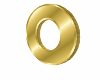 3D gold Letter O