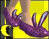 Purple Plaid Bunny Slips