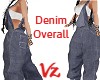 Overalls Denim Blue Wht