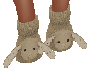 bunny slippers Tan