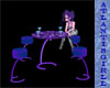 Purple/blue club table