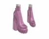 fall boots pink