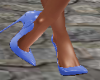 baby blue spike heels