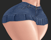 Rll Navy Mini Skirt