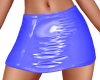 Blue Latex Skirt RLS