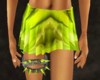 Toxic Swirl Green Skirt