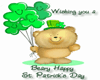 St. Patrick day bears