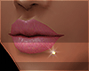 Gold Lip Piercing