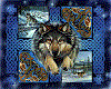 Celtic Wolf Tapestry #1