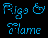 Flame text