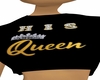 WOMANS TOP HIS QUEEN