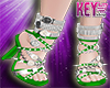 K- Eternity Green2 Heels