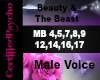 Beauty &The  Beast -Male