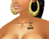 Aquarius Chest Tattoo