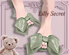 sweet ribbon pumps green