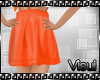 V| Orange Skirt