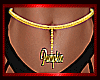 cust Pumpkin belly chain