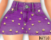 Heart Skirt Purple