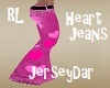 RL Heart Jeans Pink