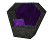 Purple Vamp Coffin Chair