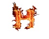 letter fire H