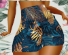 Tropical Vibe Blue Skirt