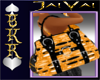 ~Orange n Black Purse