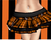 Fall Skirt -Orange Plaid