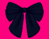 Navy Blue Hair Bow