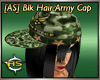 [AS] Black Hair+Army Cap