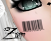 !!Z!! Face Barcode right