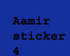 Aamir sticker 4