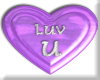*SD LUVU Heart-Purple