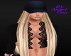 L Bl Hair & a Cap