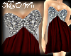 !m3!Red cocktail dress!