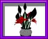 (sm)checkers flower vase