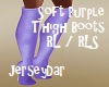 Thigh Boots Soft Purple