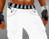White pants with motive