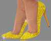 Spikes Yellow Pumps
